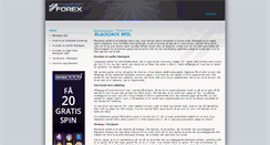 Desktop Screenshot of blackjackspil.net
