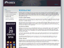Tablet Screenshot of blackjackspil.net